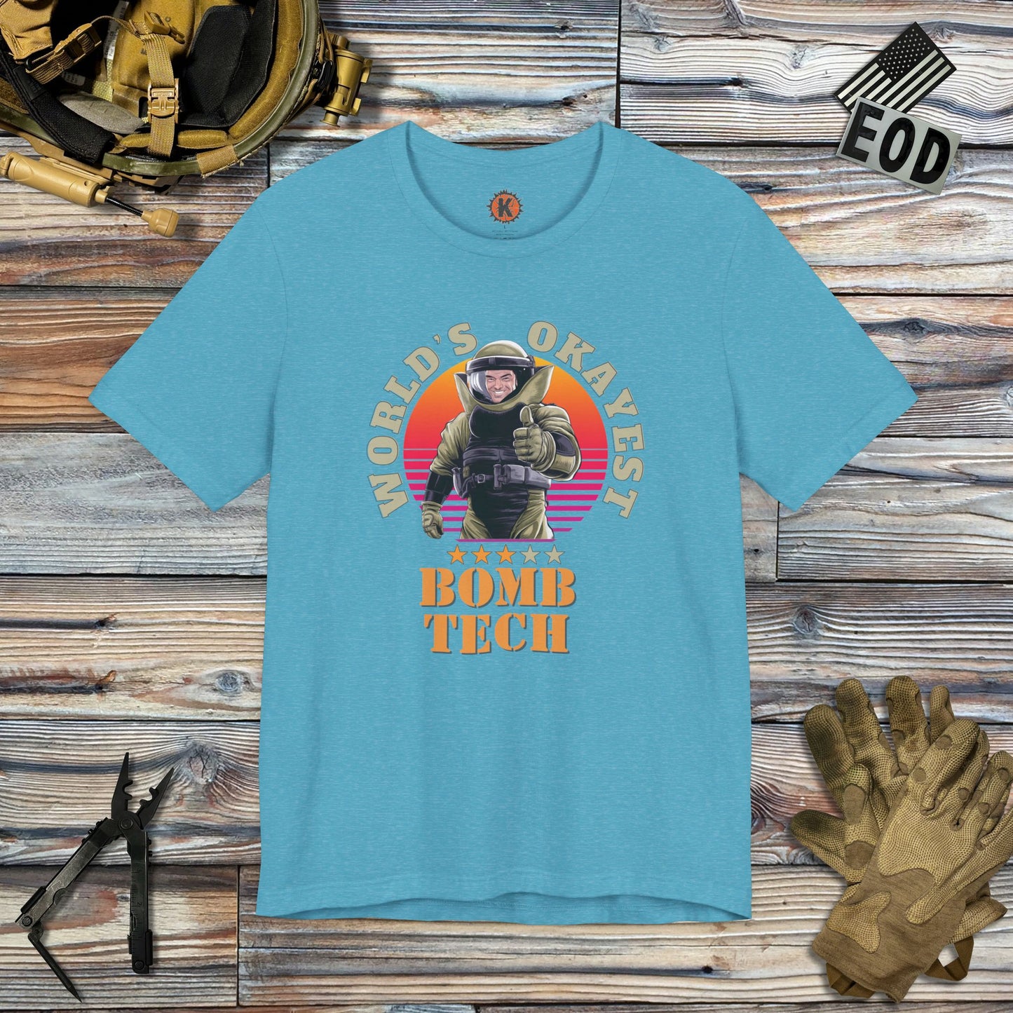 World's Okayest Bomb Tech (MK 2 Mod 1) T-Shirt