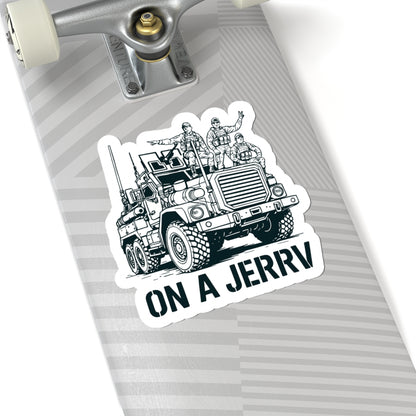 On a JERRV Sticker