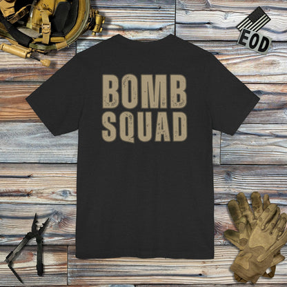 Traditional Bomb Squad - EOD (Back Print) T-Shirt