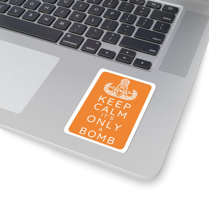 Keep Calm (Orange) Sticker