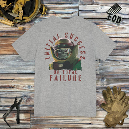 Initial Success Skull (Back Print) T-Shirt