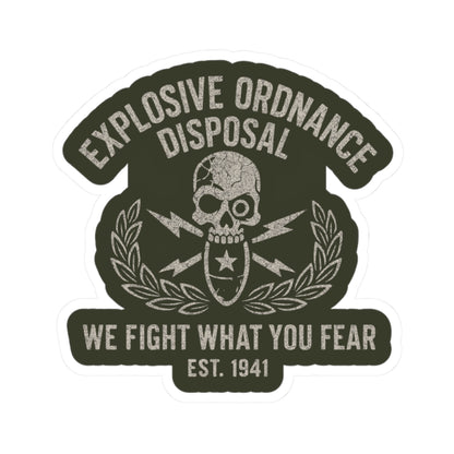 We Fight What You Fear Sticker