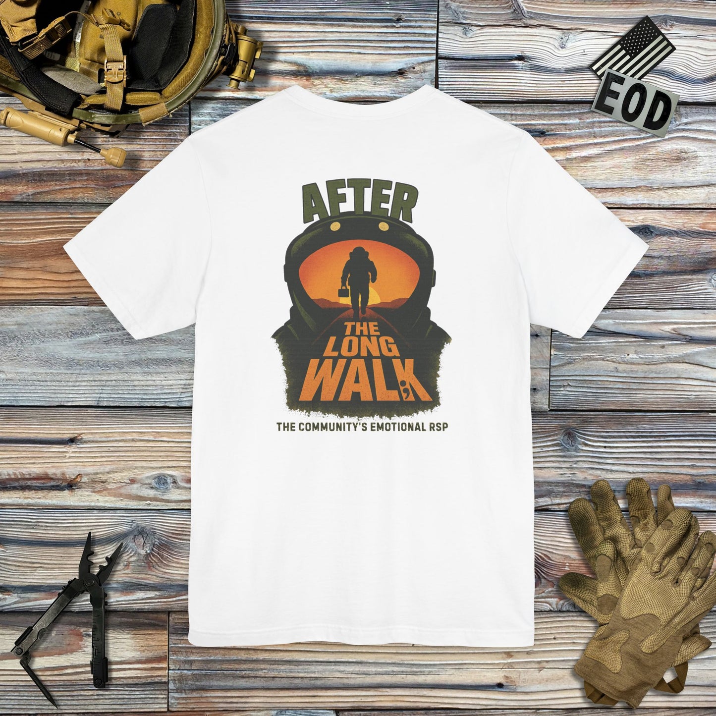 After the Long Walk (Back Print) T-Shirt