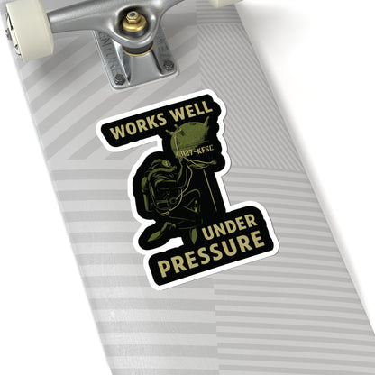 Under Pressure Sticker