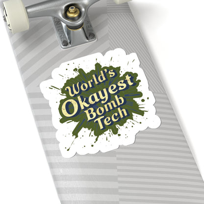 World's Okayest Bomb Tech Mk 1 Mod 1 Sticker