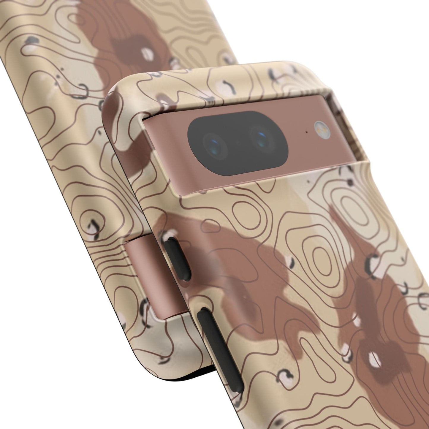 Chocolate Chip Topo Tough Android Case