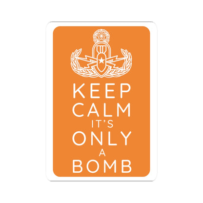 Keep Calm (Orange) Sticker