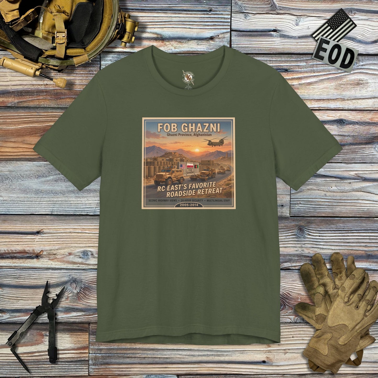 FOB Ghazni Travel T-Shirt