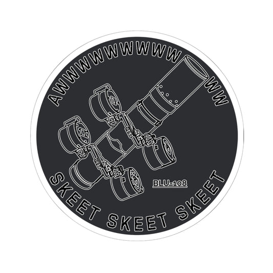 Skeet Skeet Skeet (Black) Sticker