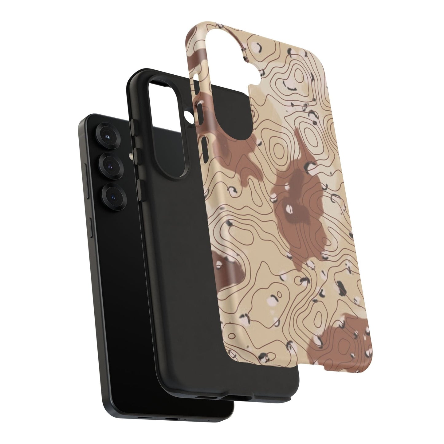 Chocolate Chip Topo Tough Android Case