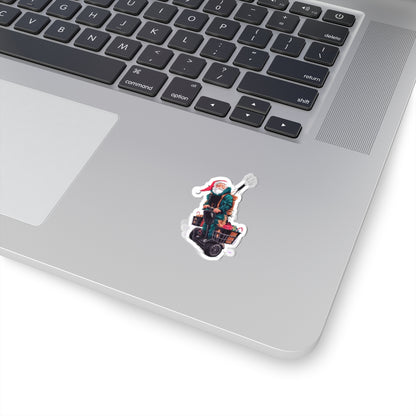 Downrange Santa Sticker