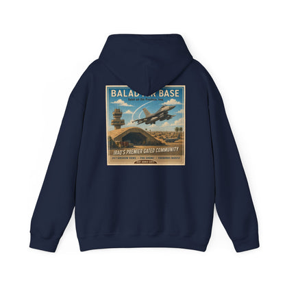 K-Factor Supply Co Balad Travel (Back Print) Hoodie Navy / S