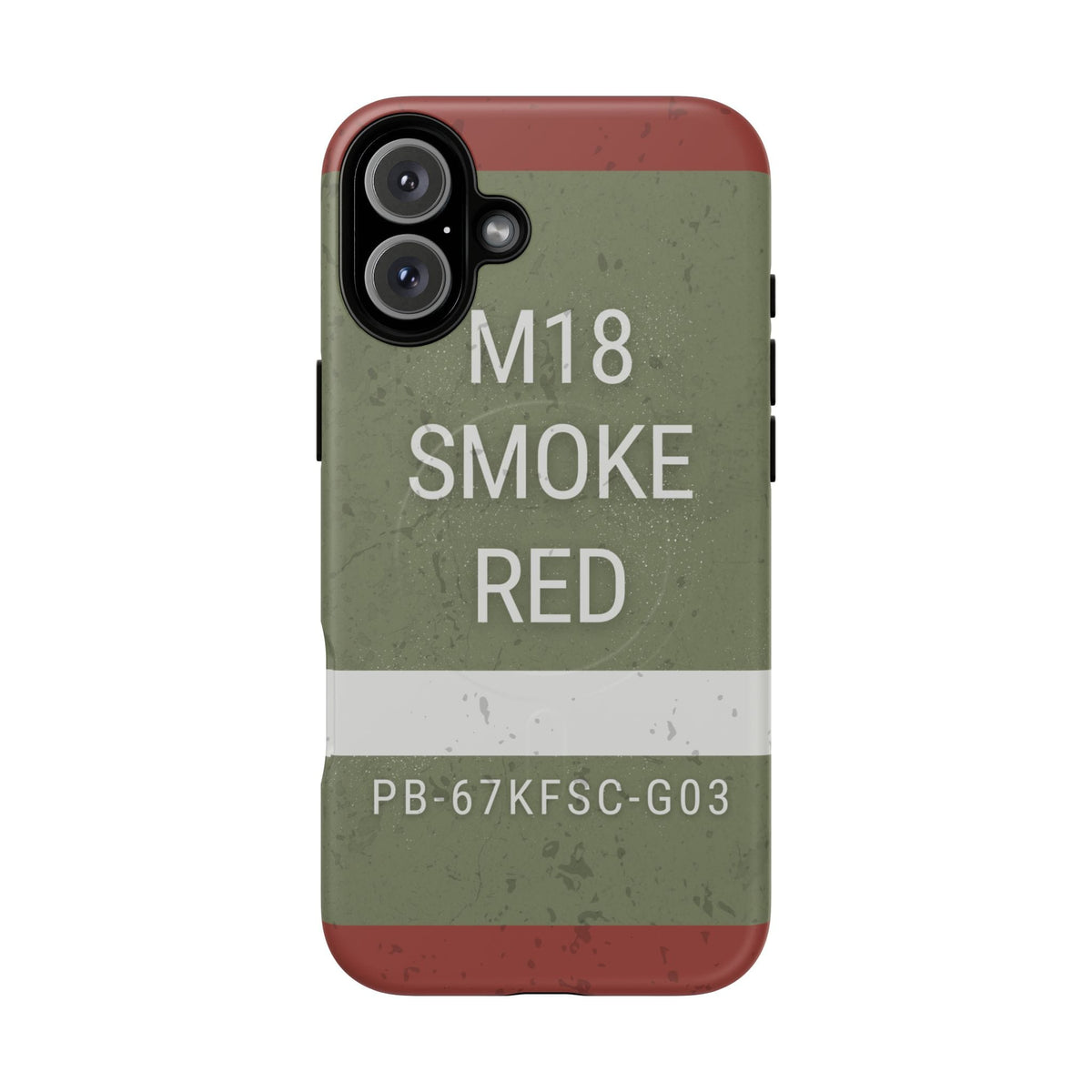 M18 Smoke (Red) Tough Magnetic iPhone Case