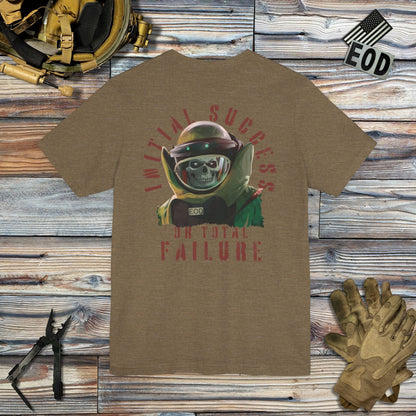 Initial Success Skull (Back Print) T-Shirt