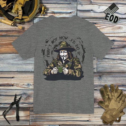 What the Fawkes Says (Back Print) T-Shirt