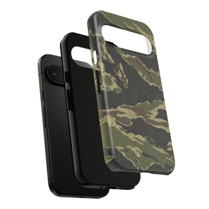 Tiger Stripe Topo Tough Android Case