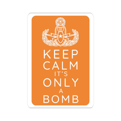 Keep Calm (Orange) Sticker