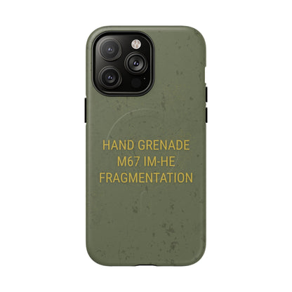 K-Factor Supply Co M67 IM-HE Frag Tough Magnetic iPhone Case iPhone 14 Pro Max