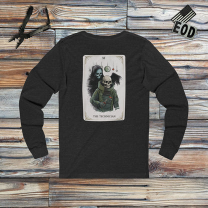 The Technician Tarot (Back Print) Long Sleeve