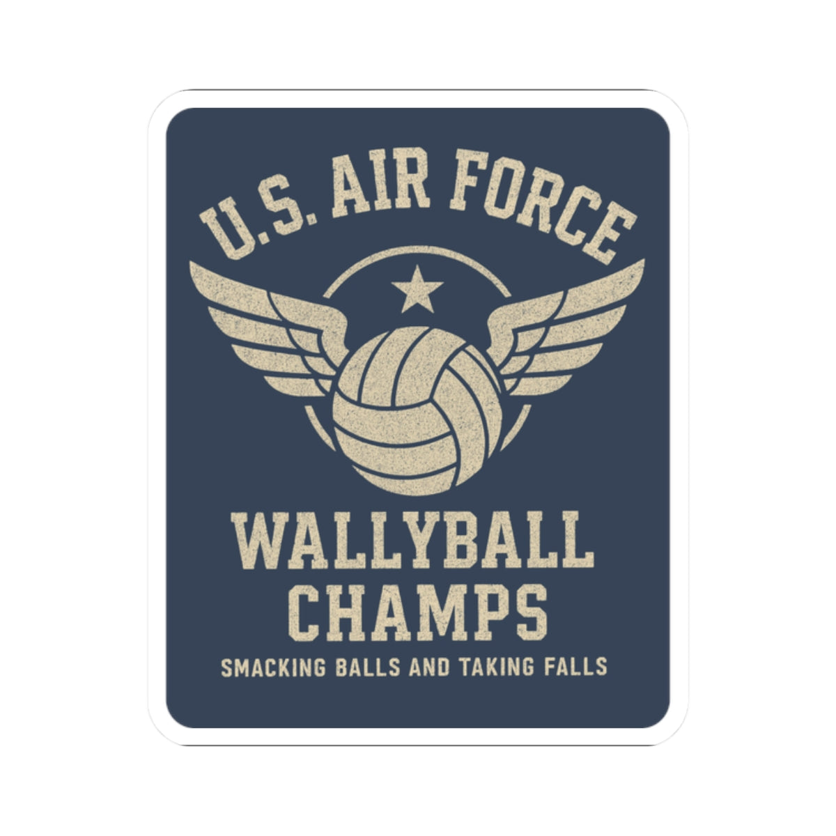 Wallyball Champs Sticker