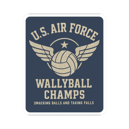 Wallyball Champs Sticker