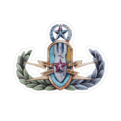 With your Shield Sticker