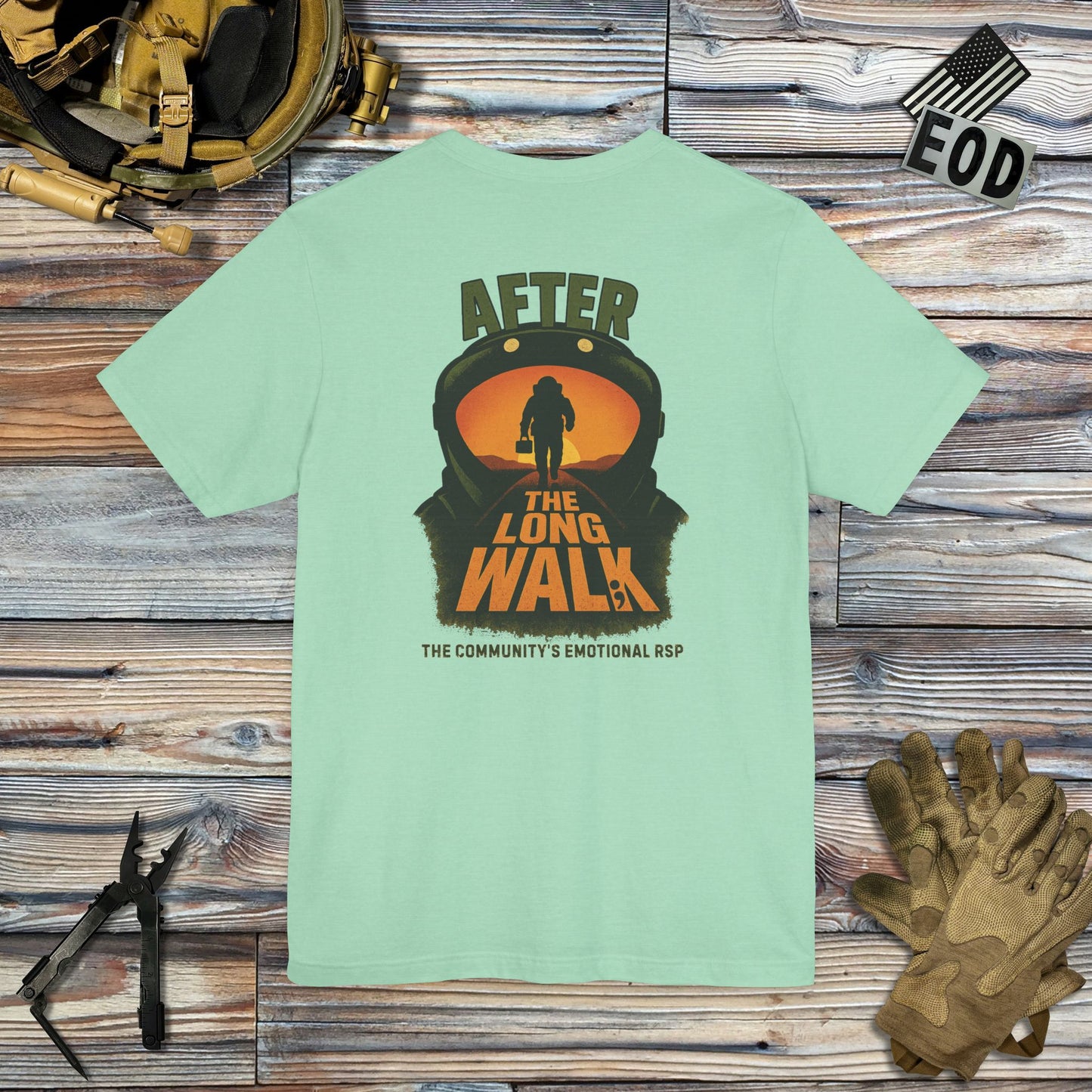 After the Long Walk (Back Print) T-Shirt