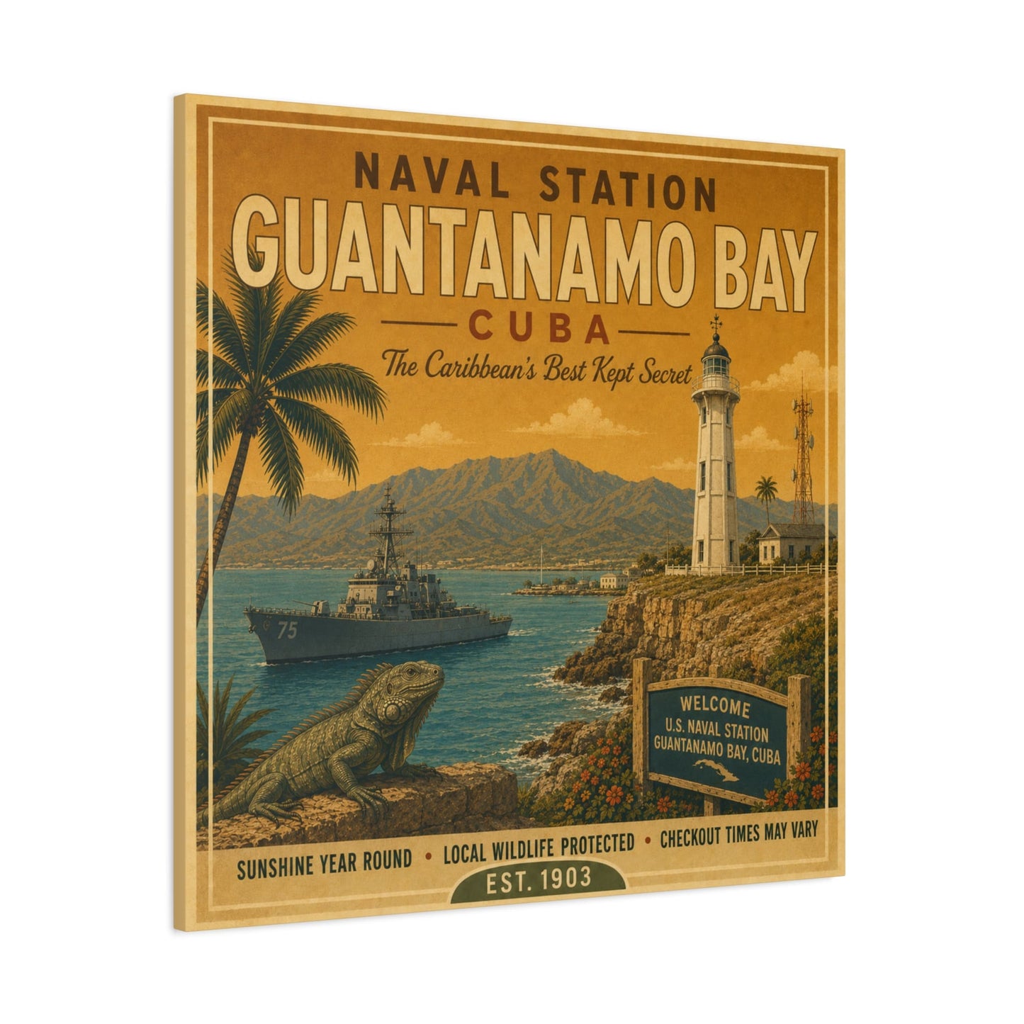 NSGB Cuba Travel Canvas Wall Art