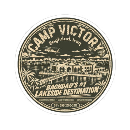 Camp Victory Lakeside Destination Sticker