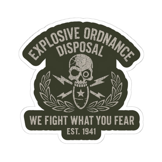 We Fight What You Fear Sticker
