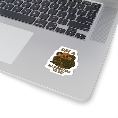 Cat A Sticker