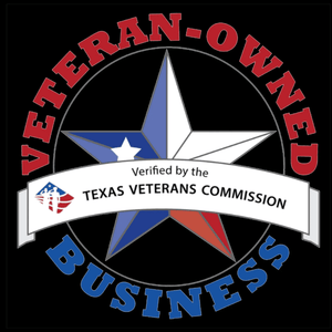 Veteran-Owned Business, verified by the Texas Veterans Commission