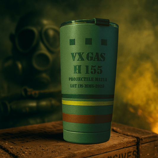 K-Factor Supply Co 20oz VX Chemical Tumbler - Military Inspired - Insulated Drinkware