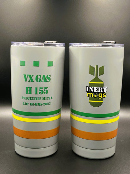 K-Factor Supply Co 20oz VX Chemical Tumbler - Military Inspired - Insulated Drinkware