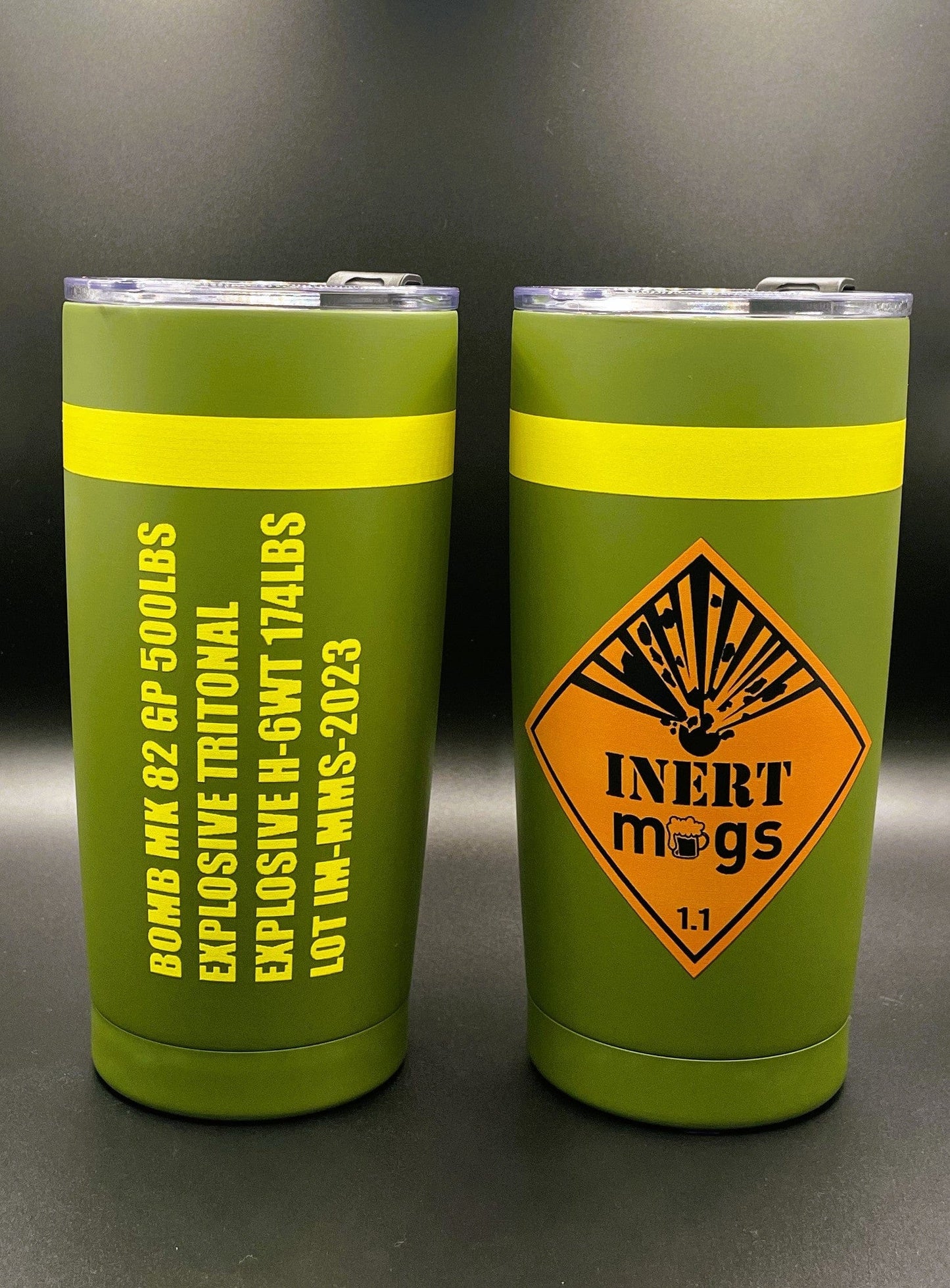 K-Factor Supply Co 20z Bomb Tumbler - Inspired by the Strength of a 500lb Giant