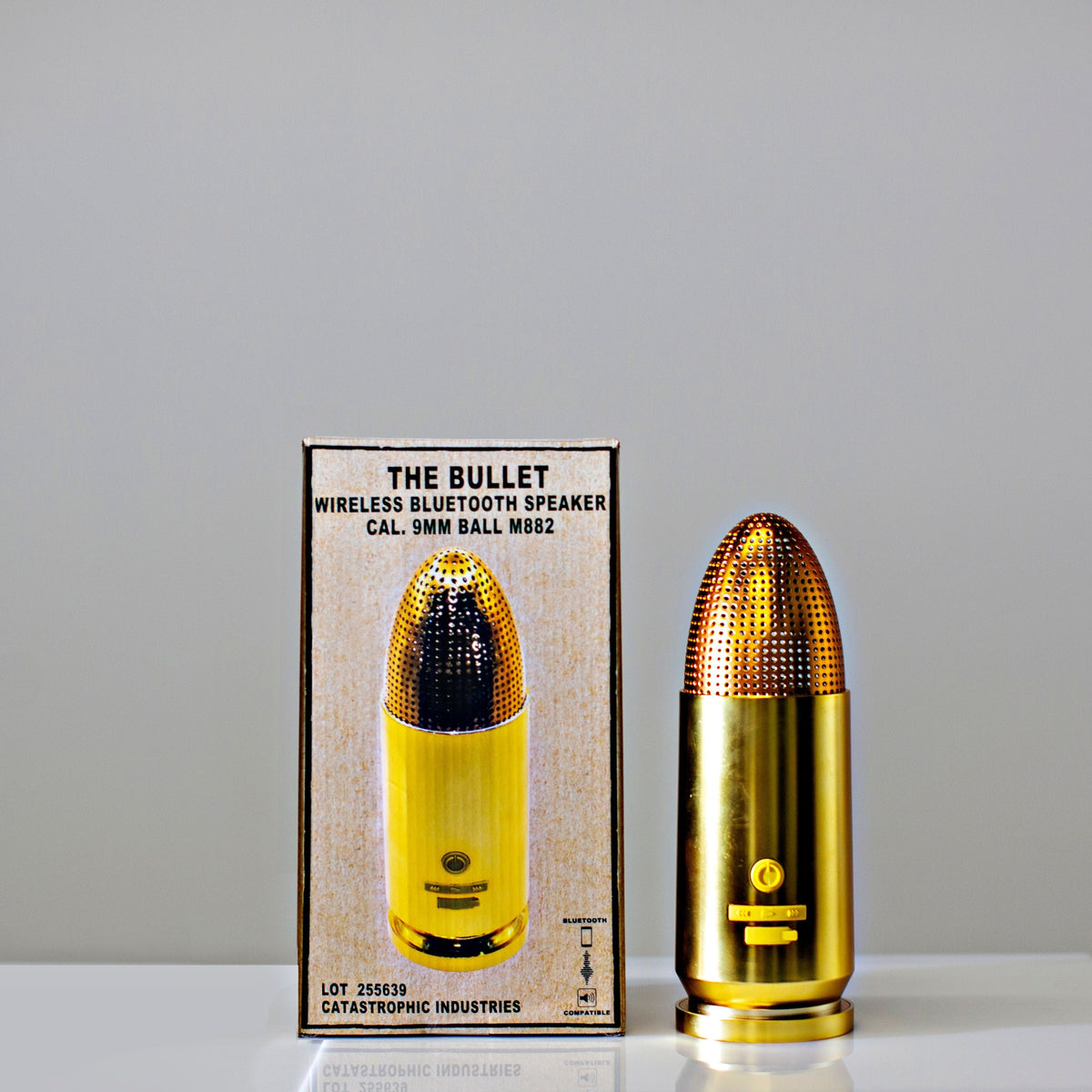 K-Factor Supply Co 9mm Bullet Bluetooth Speaker