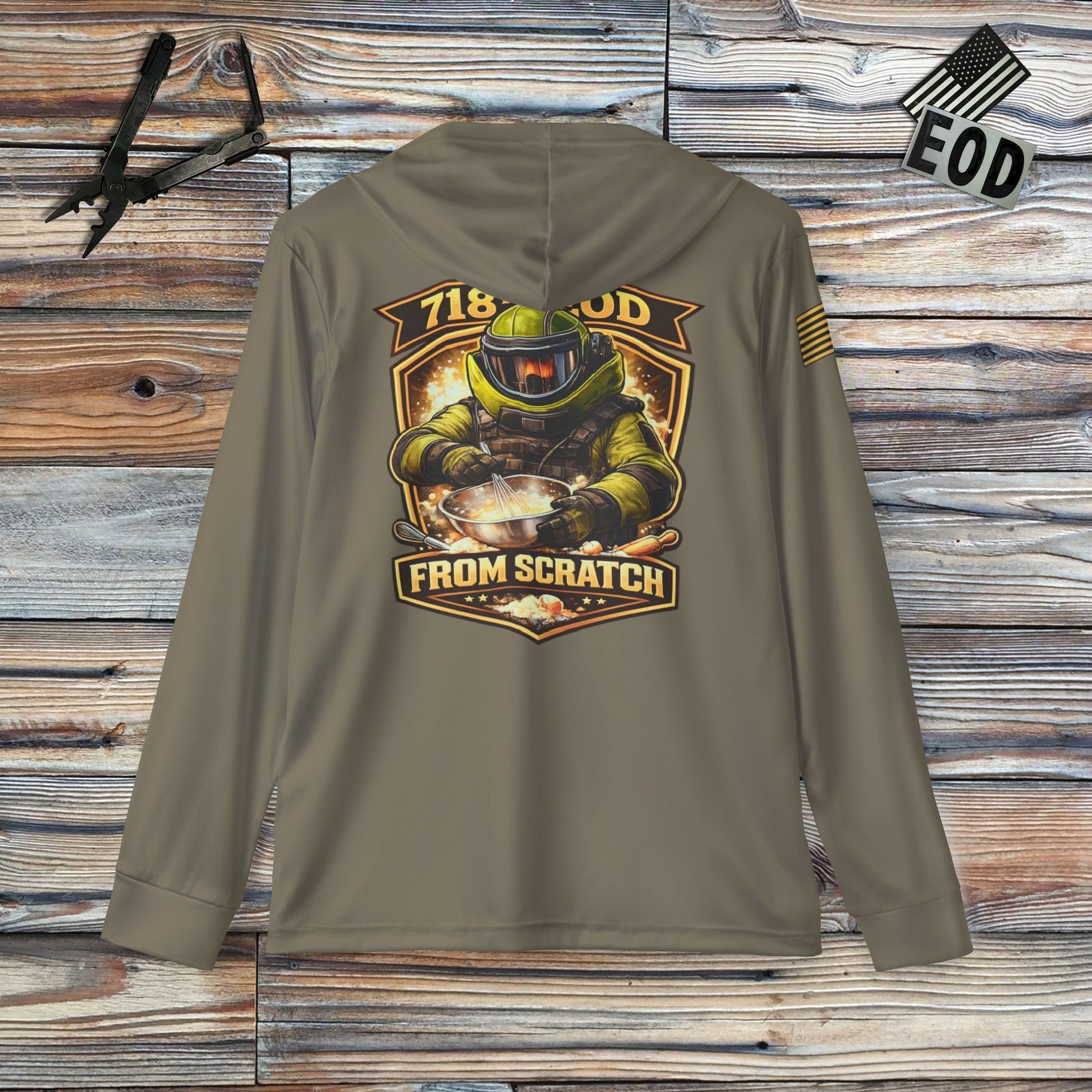 K-Factor Supply Co 718th EOD UPF 50 Range Hoodie S