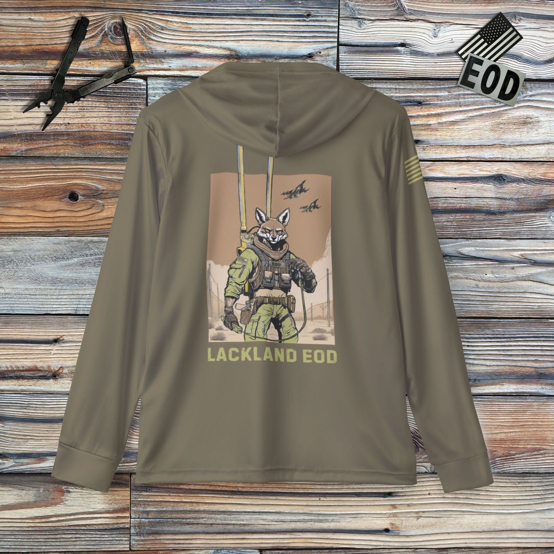 K-Factor Supply Co Lackland EOD UPF 50 Range Hoodie