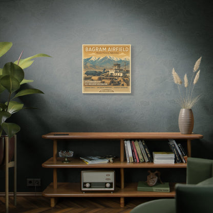 K-Factor Supply Co Bagram Travel Canvas Wall Art