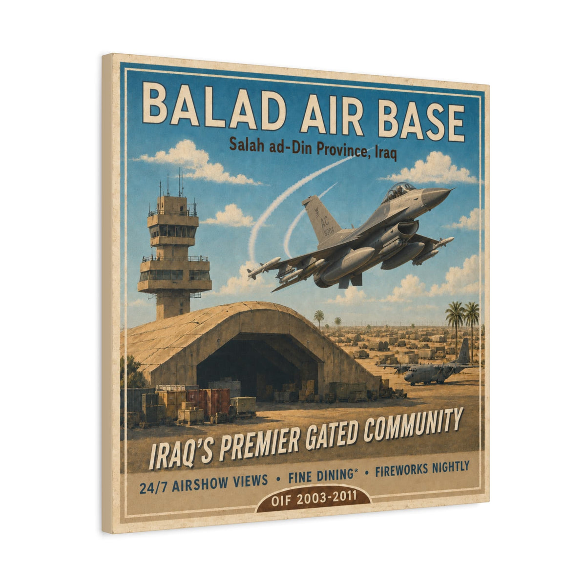K-Factor Supply Co Balad Travel Canvas Wall Art