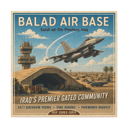 K-Factor Supply Co Balad Travel Canvas Wall Art 36" x 36"