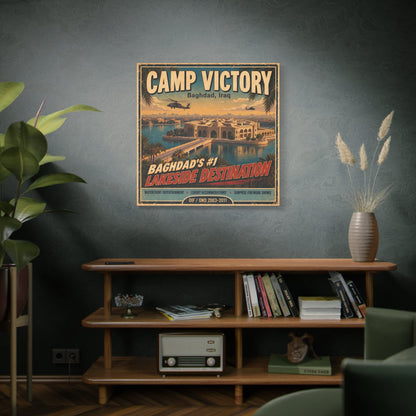 K-Factor Supply Co Camp Victory Canvas Wall Art