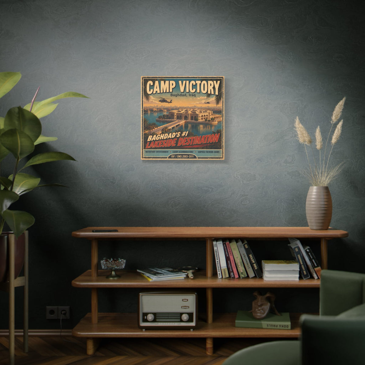 K-Factor Supply Co Camp Victory Canvas Wall Art