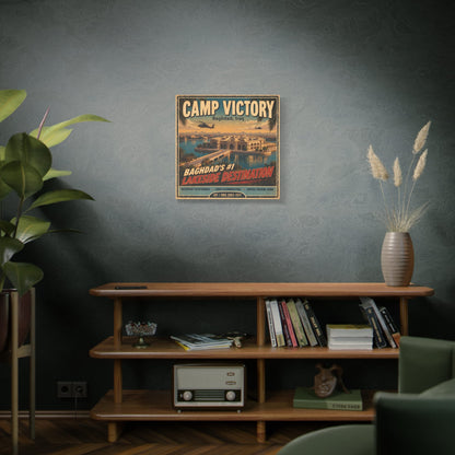 K-Factor Supply Co Camp Victory Canvas Wall Art