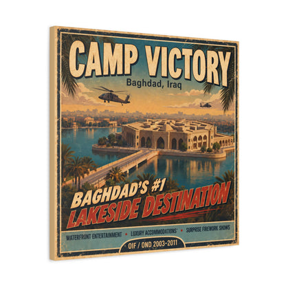 K-Factor Supply Co Camp Victory Canvas Wall Art
