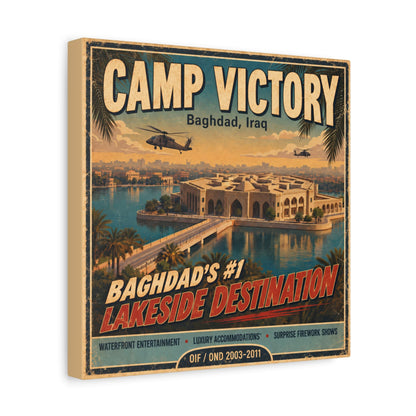 K-Factor Supply Co Camp Victory Canvas Wall Art