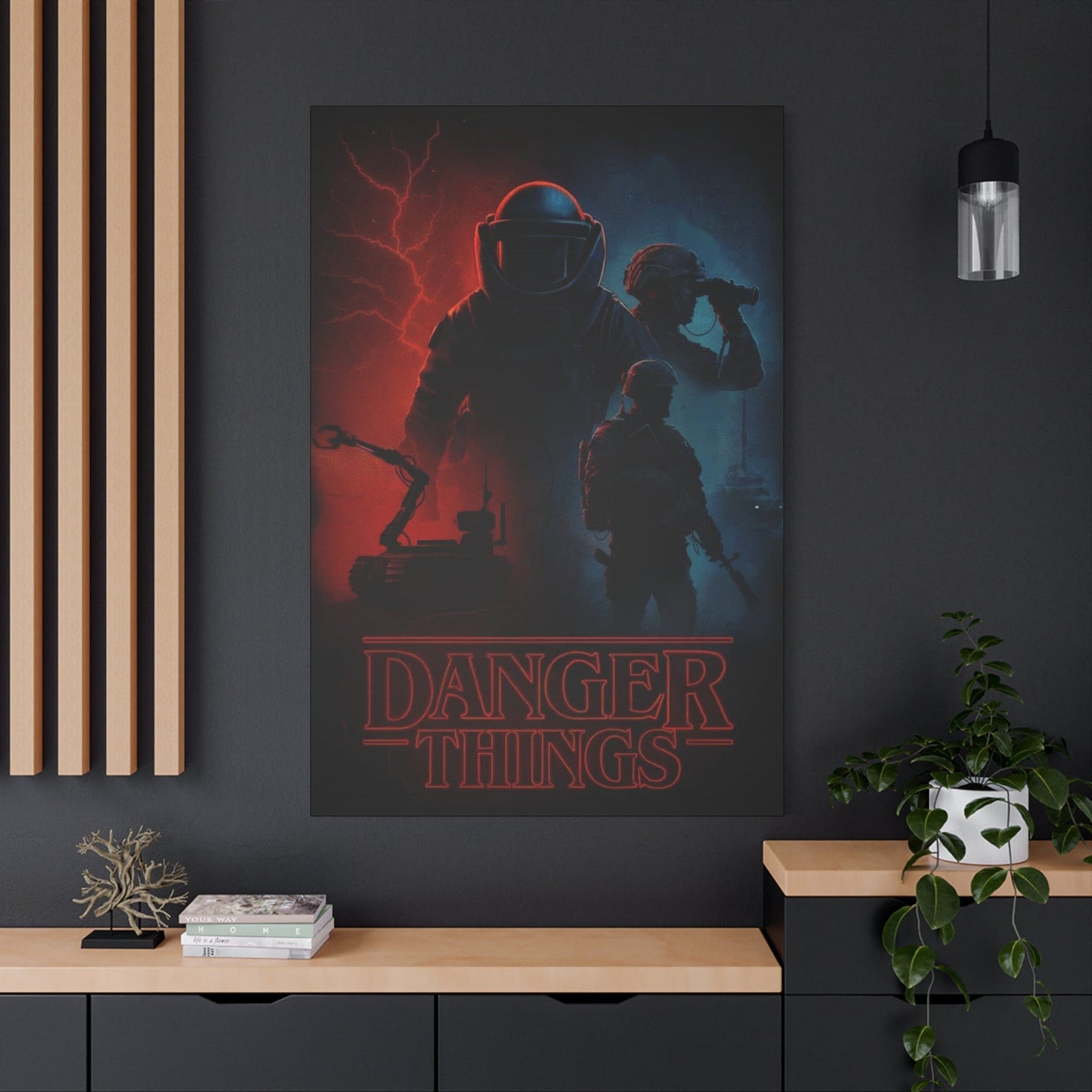 K-Factor Supply Co Canvas Wall Art: Danger Things