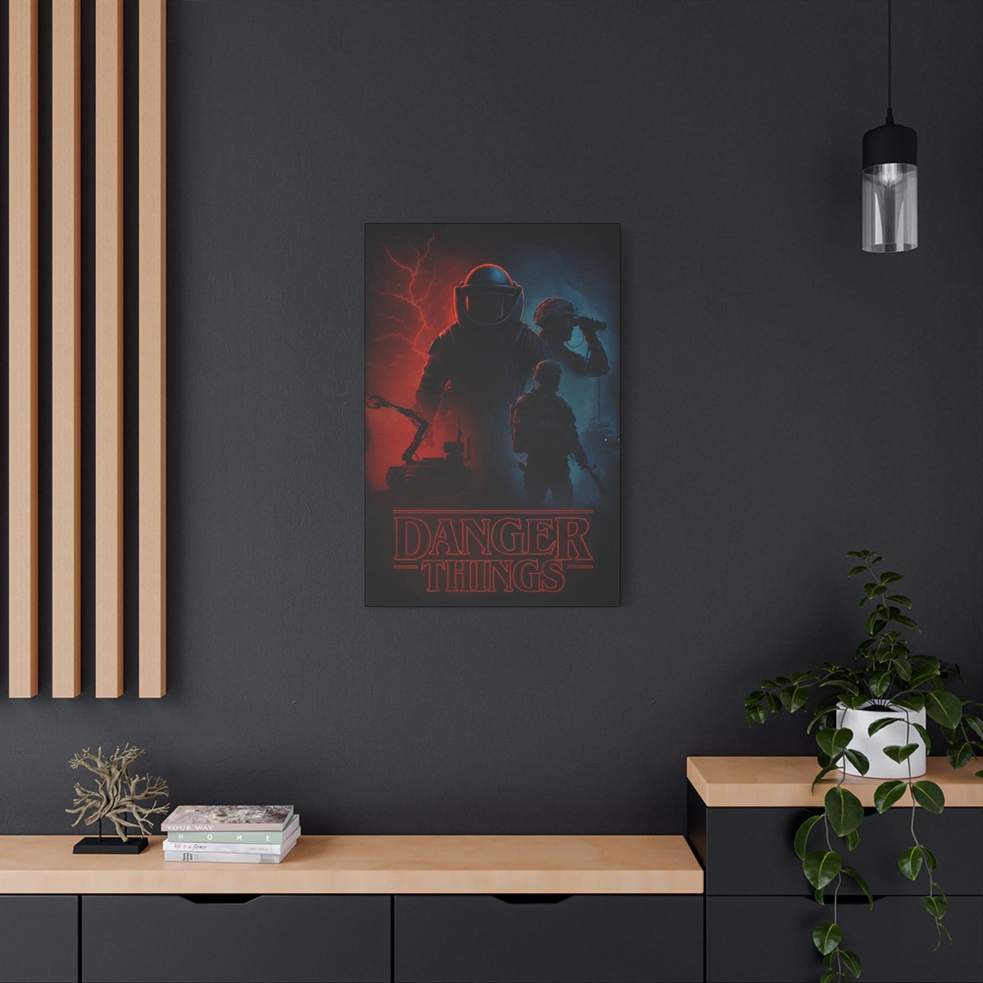 K-Factor Supply Co Canvas Wall Art: Danger Things