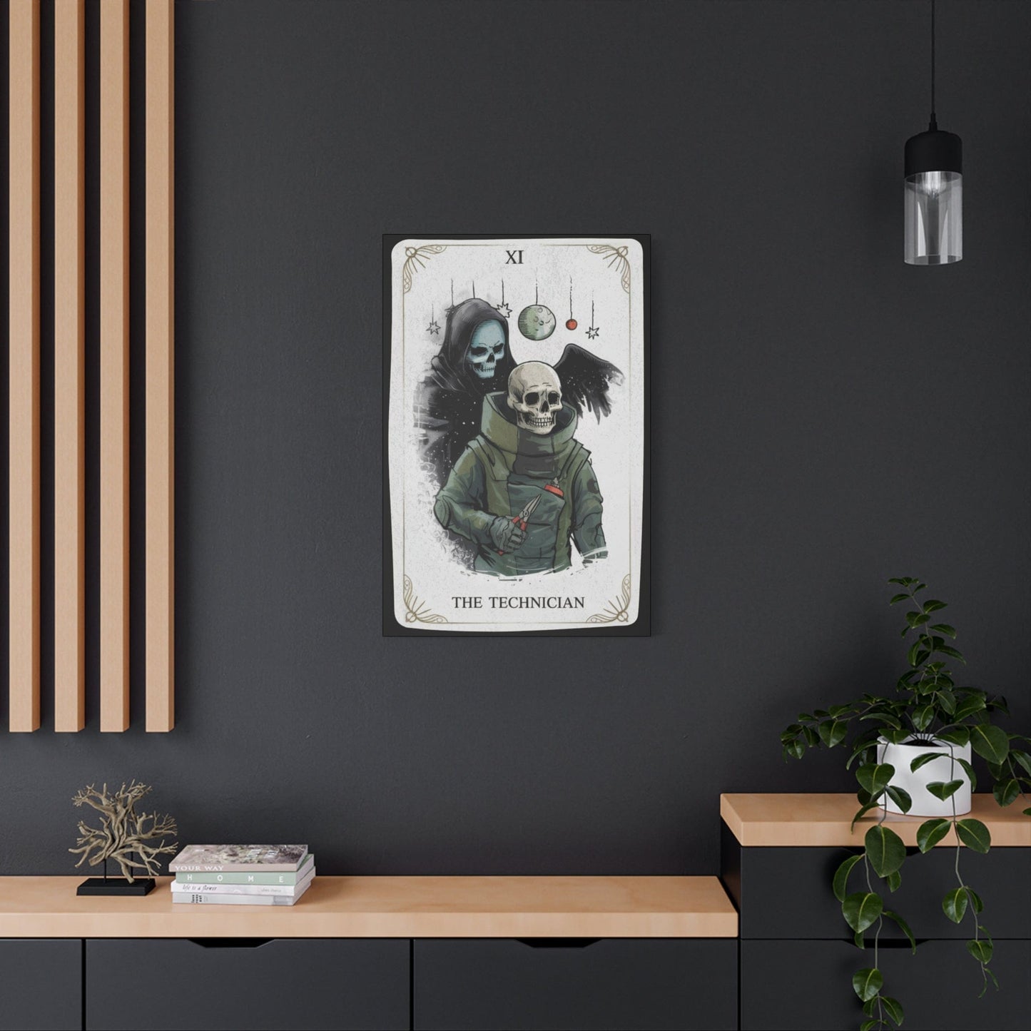 K-Factor Supply Co Canvas Wall Art: The Technician Tarot