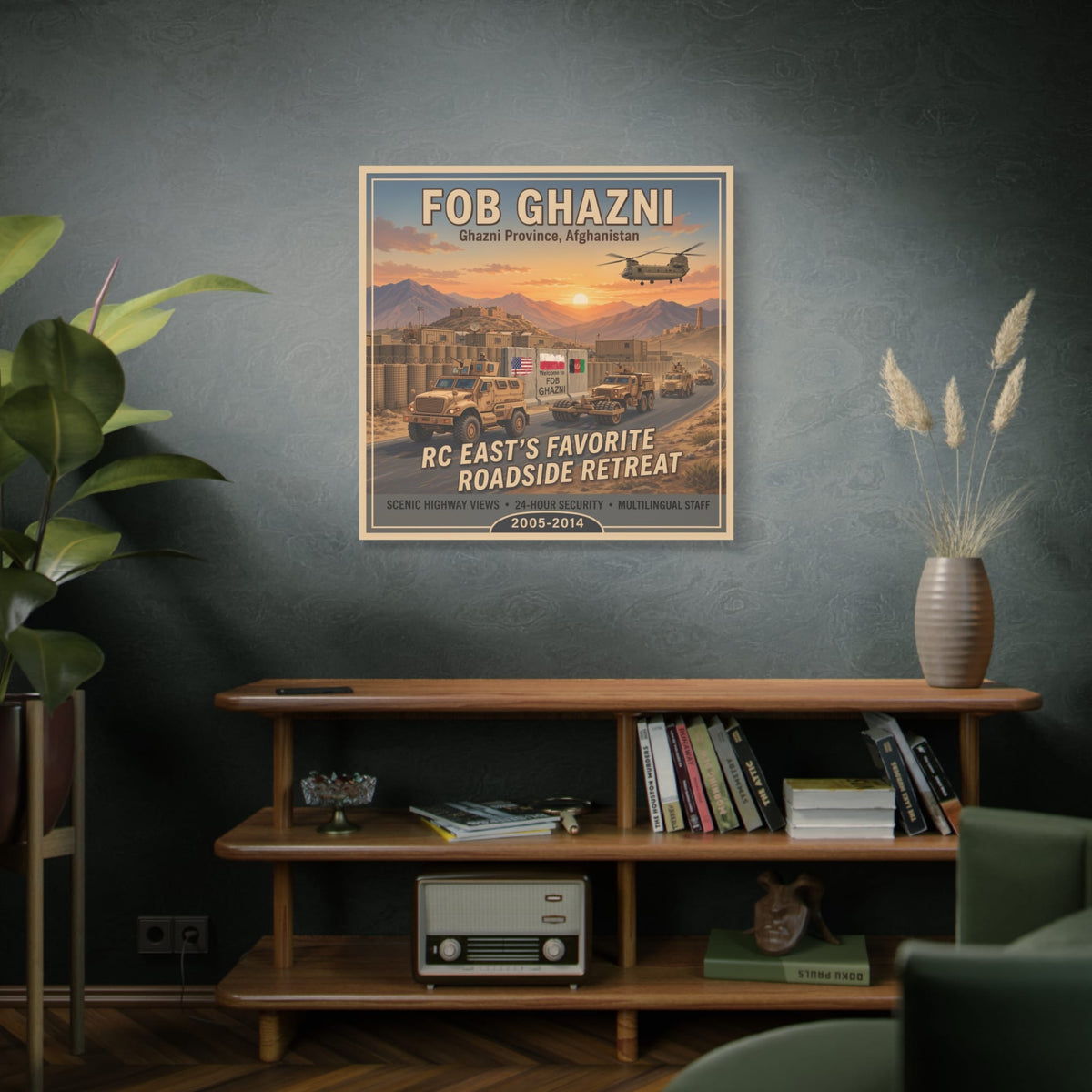 K-Factor Supply Co FOB Ghazni Travel Canvas Wall Art
